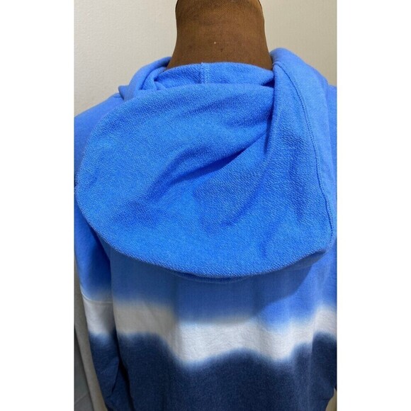Calvin Klien Tie-Dye Monogram Logo Pullover Cropped Hoodie Size Medium - Picture 6 of 7
